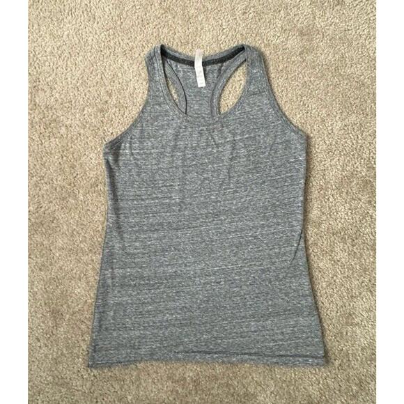 Sports Workout Cardio Soft Tank W/ Soul Cycle Logo Heather Gray Women Large - Picture 2 of 6